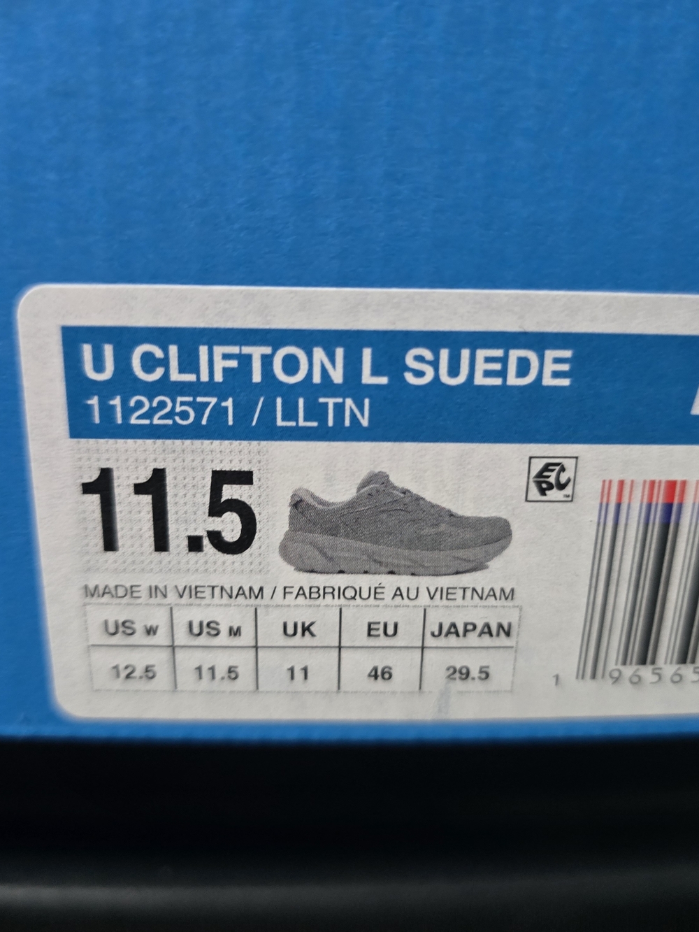 Hoka U Clifton L Suede Sneakers - Gray
